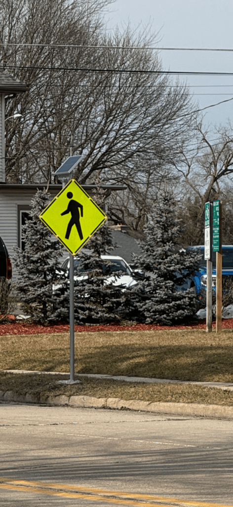 Blinking Pedestrian Crossing Signs: Enhancing Bike Path Safety: Rectangular Rapid Flashing Beacons (RRFB) - Alert Lighting Co